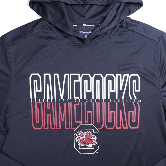 Champion Other - Champion Mens South Carolina‎ Gamecocks Hooded Long Sleeve Shirt Black Size M
